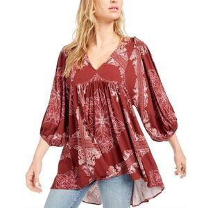Free People Girl Talk Tunic Top